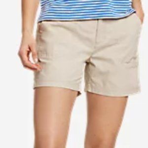 Eddie Bauer Chino Marina Utility Shorts Sz 8